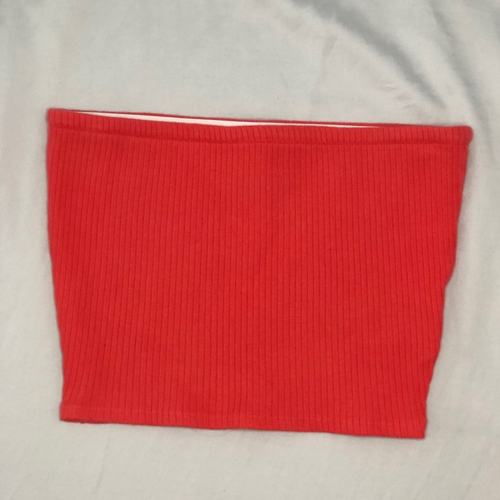 ribbed urban outfitters tube top